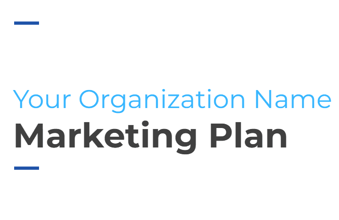 Nonprofit Marketing Plan Template