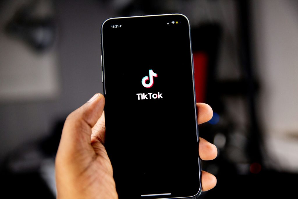 TikTok phone screen