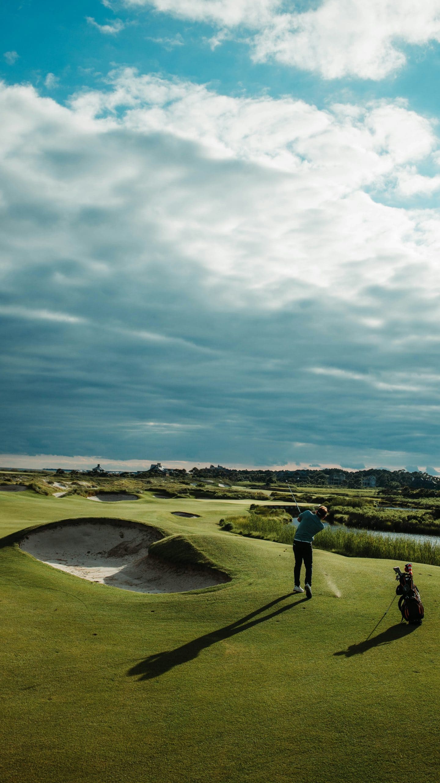 golfer on course