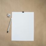 blank sheet of paper